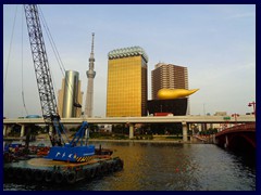 Sumida City Hall, Skytree, Asahi Beer Tower